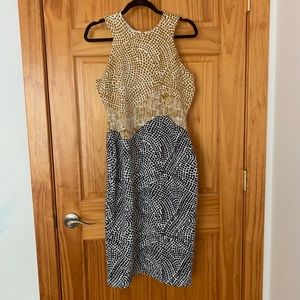 H&M abstract print dress L